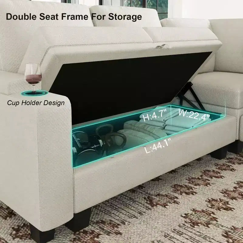 Módulo de asiento esquinero de chenilla, 1 asiento, negro / gris / blanco