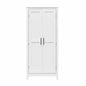 RealRooms Ashford Farmhouse Storage Cabinet with 4 Shelves and 2 Shaker Style Doors
