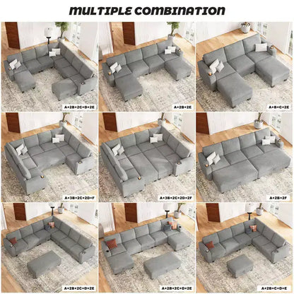 Módulo de asiento esquinero de chenilla, 1 asiento, negro / gris / blanco