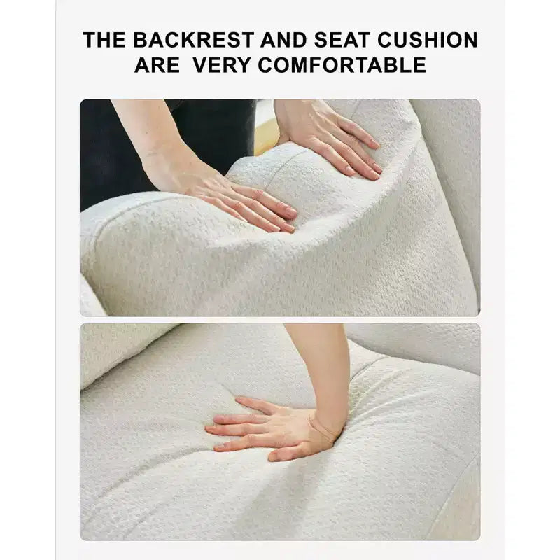 Módulo de asiento esquinero de chenilla, 1 asiento, negro / gris / blanco