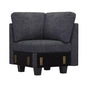 Belffin Chenille Corner Seat for Modular Couch. Sectional Sofa Module