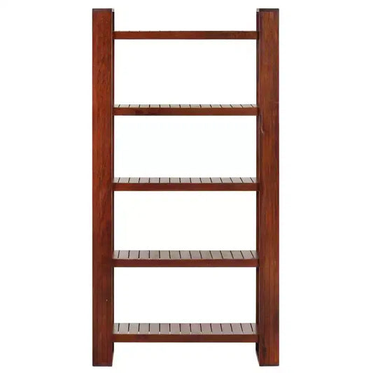 vidaXL Book Cabinet Honey brown Solid Acacia Wood Medium Book Cabinet - 33.5 65.4