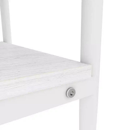 Mesa auxiliar de cristal templado, cuadrada de 4 patas, juego de 2