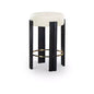 Meridian Furniture,Harrison Cream Vegan Leather Counter Stool