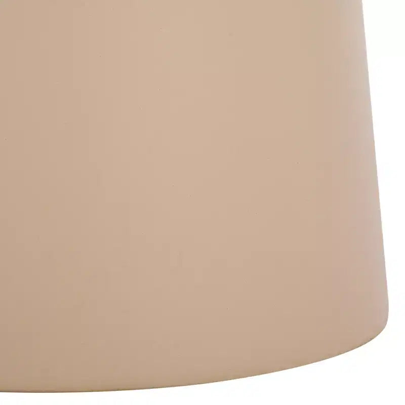 Mesa Auxiliar Redonda de Cerámica Beige, Moderna, Uso Individual