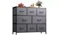 DEXYLLO 8 Drawer Dresser for Bedroom, Fabric Dresser with Large Storage Drawer Unit for Entryway, Chest of Drawers for Living Room
