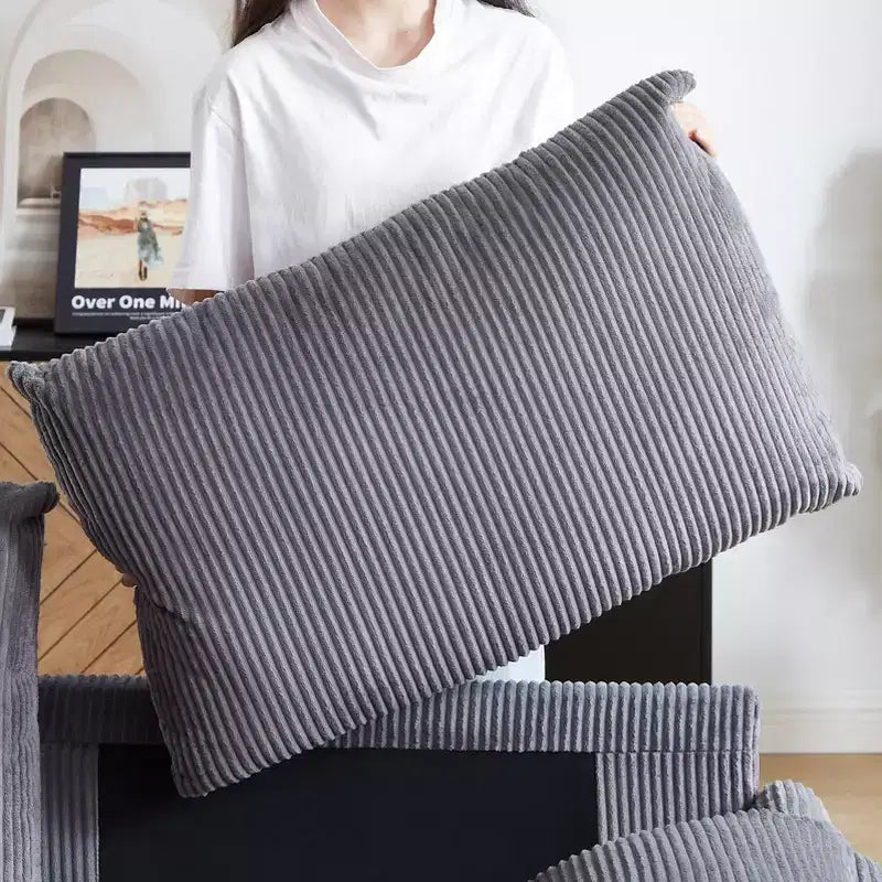 Sofá cama convertible 3 en 1 de pana (negro/gris/verde), para 3 personas