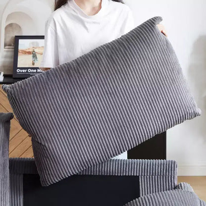 Sofá cama convertible 3 en 1 de pana (negro/gris/verde), para 3 personas