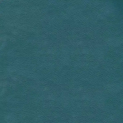 Puf otomano de almacenamiento redondo verde azulado, piel sintética, asiento para 1 persona